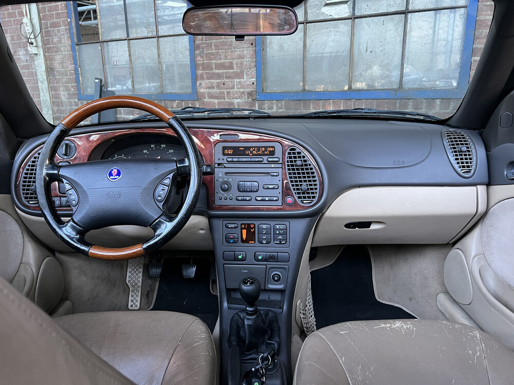 Saab 9-3 Turbo S Luxus 150 PS 2000 Cabriolet, 55-GB-TR.