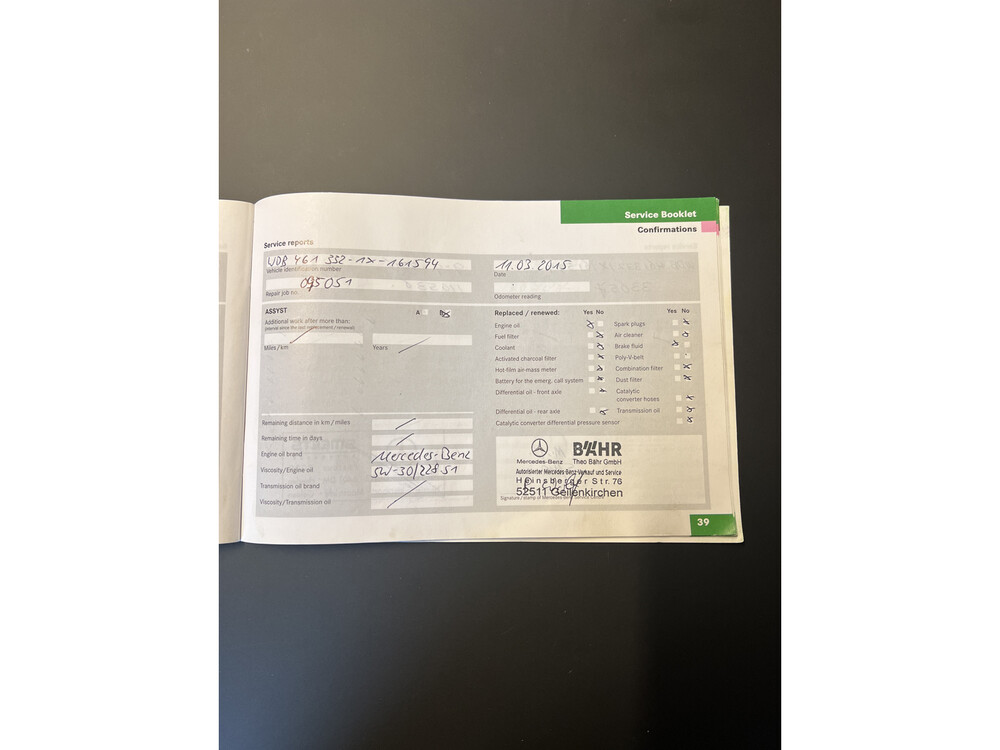 Mercedes-Benz G270 CDI St.Wagen G-Klasse 156 PS 2002, R-048-BT.