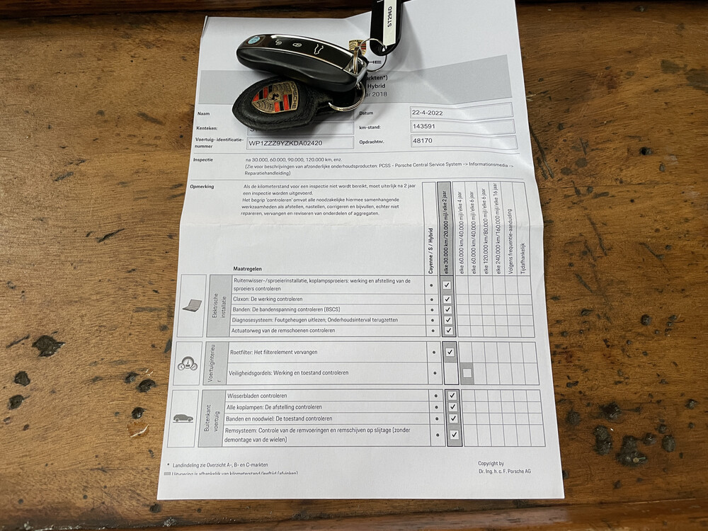 Porsche Cayenne 3.0 V6 340PS 2018 NEUES MODELL -Orig. NL-, ST-296-D.