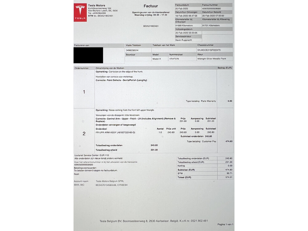 Tesla Model X 90P 463PS 2016 -Free Supercharging-