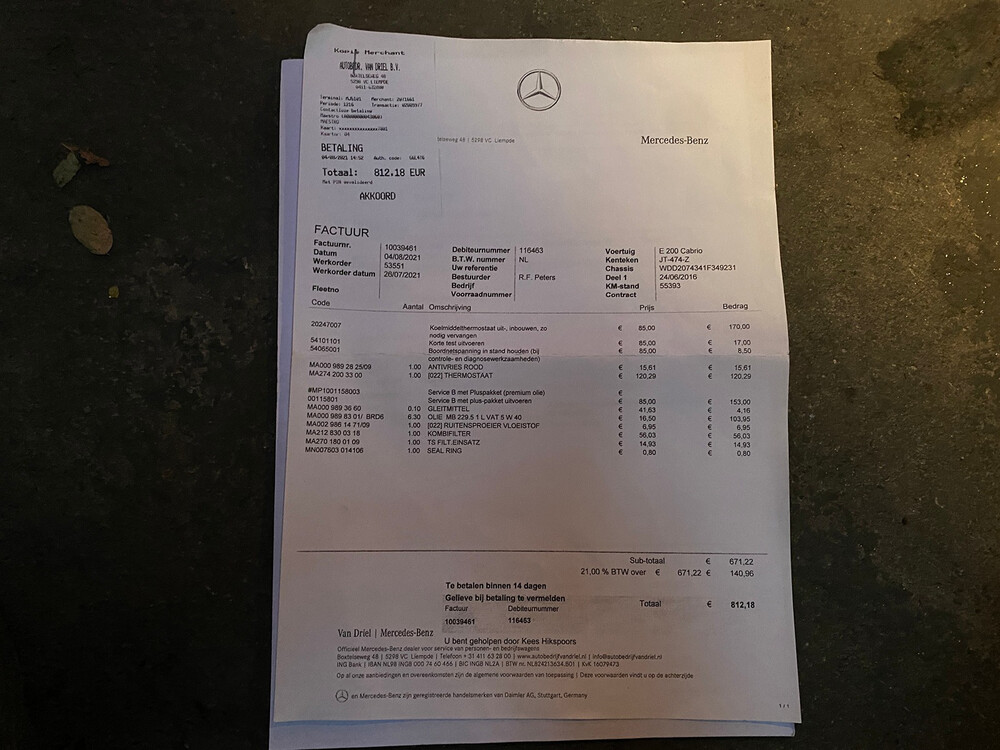 Mercedes-Benz E200 Ambition Sport Edition 184 PS 2016 Cabriolet E-Klasse, JT-474-Z.