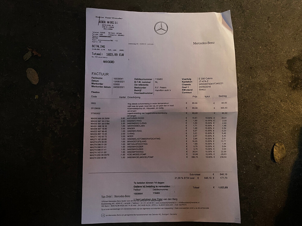 Mercedes-Benz E200 Ambition Sport Edition 184 PS 2016 Cabriolet E-Klasse, JT-474-Z.