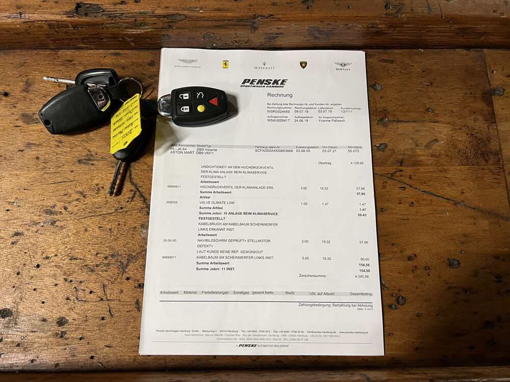 Aston Martin DB9 Volante 6.0 V12 Touchtronic 457hp 2005, J-272-VH