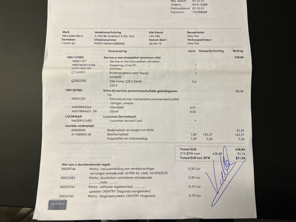 Mercedes-Benz A250 Sport Ambition A-Klasse 211PS 2013 -Orig. NL-, 7-KHV-63