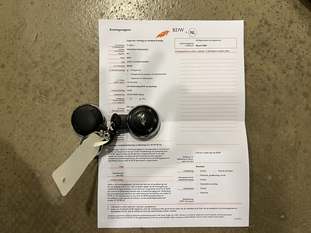 Mini Cooper Schrittmacher JCW John Cooper Works ALL4 Chile 218PS 2014, TL-662-J