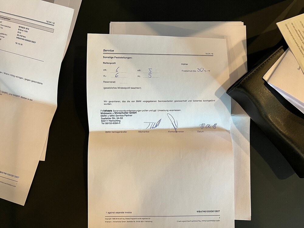 BMW M760Li xDrive M-Sport V12 7er LANG 609PS 2016 G12, L-128-BS