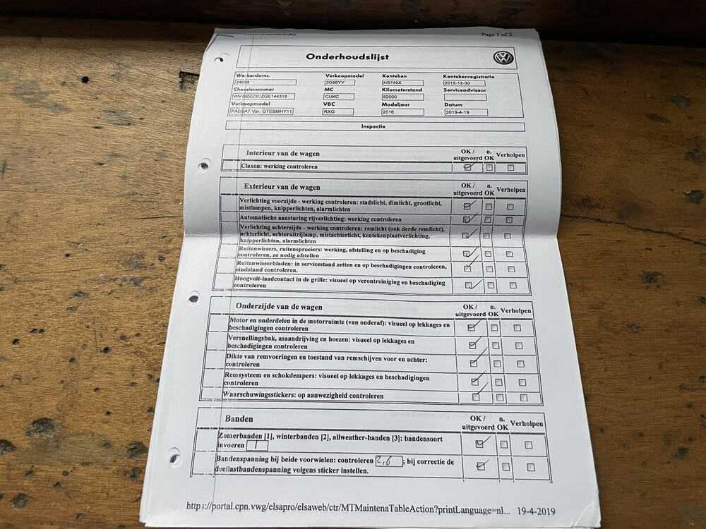 Volkswagen Passat Variant GTE Highline 204PS 2015 -Orig. NL-, HS-745-X