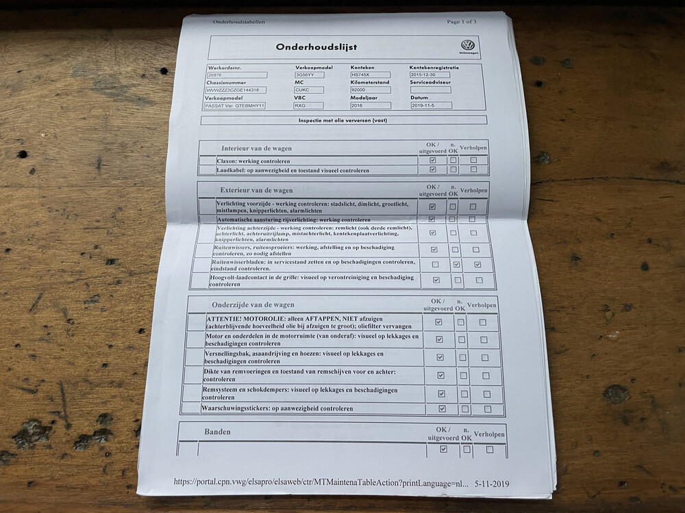 Volkswagen Passat Variant GTE Highline 204PS 2015 -Orig. NL-, HS-745-X