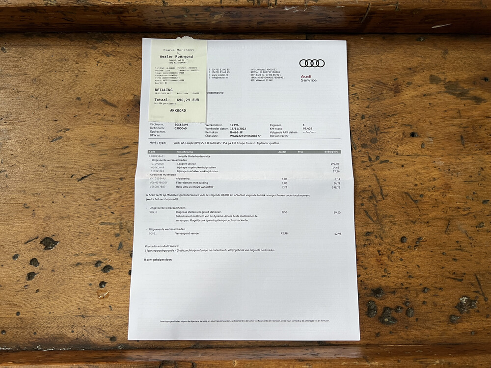 Audi S5 Coupe 3.0 V6 TFSI QUATTRO NEW MODEL 354pk, NL registration.