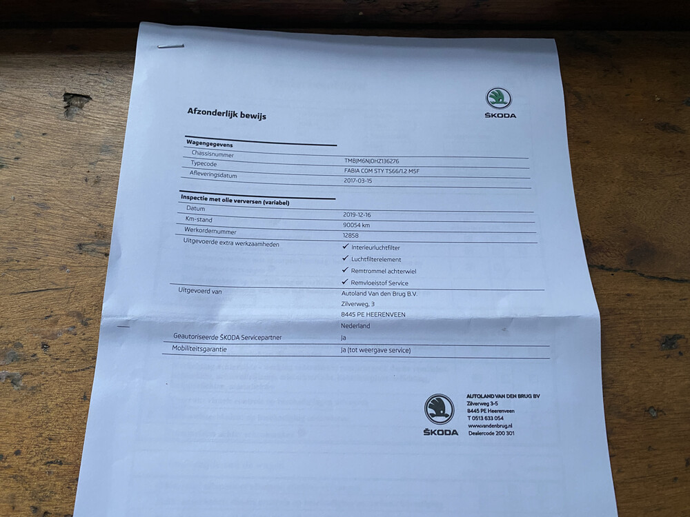 Skoda Fabia Combi TSI Style Business 2017 -Orig. NL-, NL-766-K.
