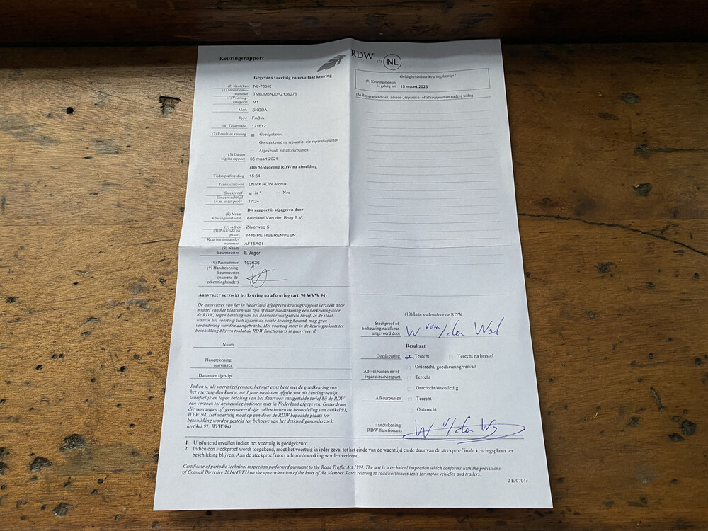 Skoda Fabia Combi TSI Style Business 2017 -Orig. NL-, NL-766-K.