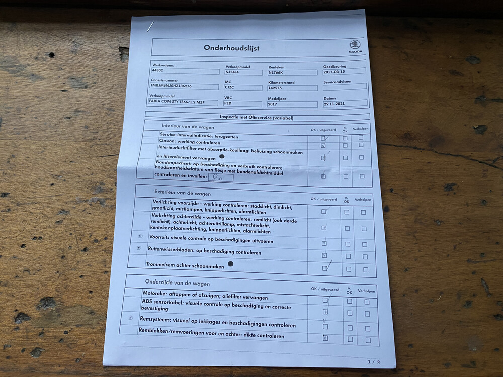 Skoda Fabia Combi TSI Style Business 2017 -Orig. NL-, NL-766-K.