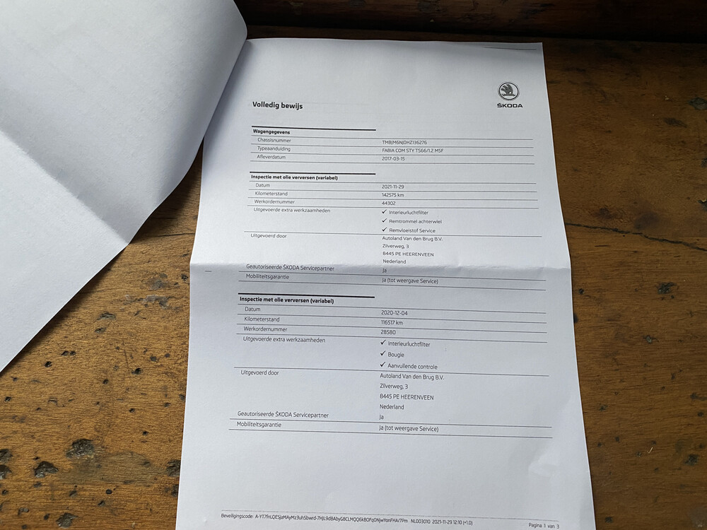 Skoda Fabia Combi TSI Style Business 2017 -Orig. NL-, NL-766-K.