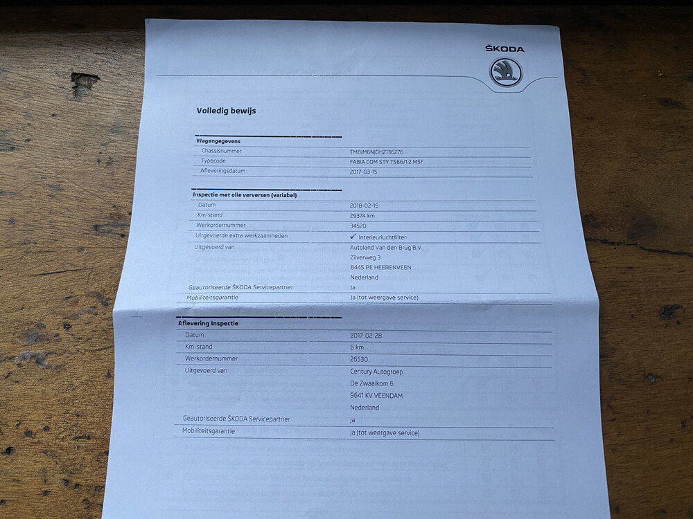 Skoda Fabia Combi TSI Style Business 2017 -Orig. NL-, NL-766-K.