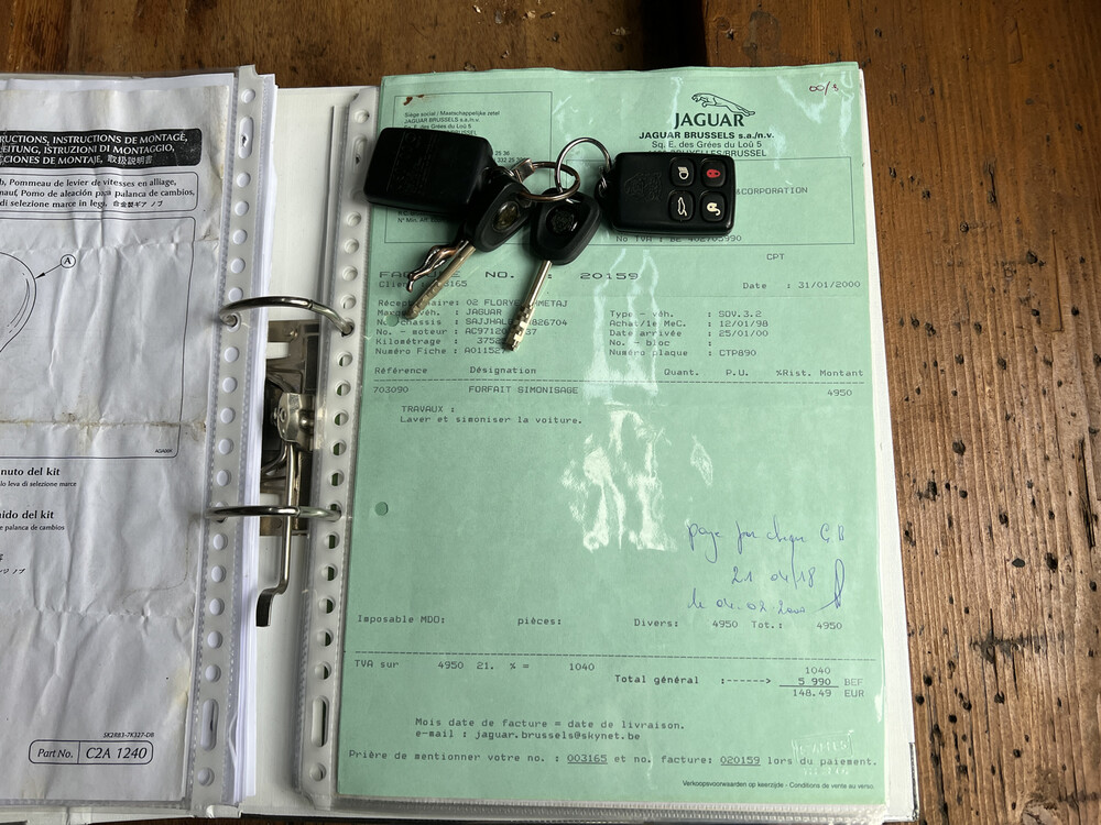 Jaguar Sovereign XJ8 3.2 V8, J-782-XT.