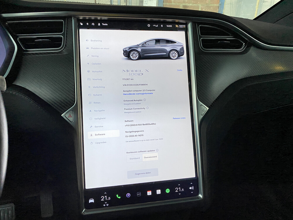 Tesla Modell X 100D 417PS 2018 -Ursprünglich. NL-, SF-183-S