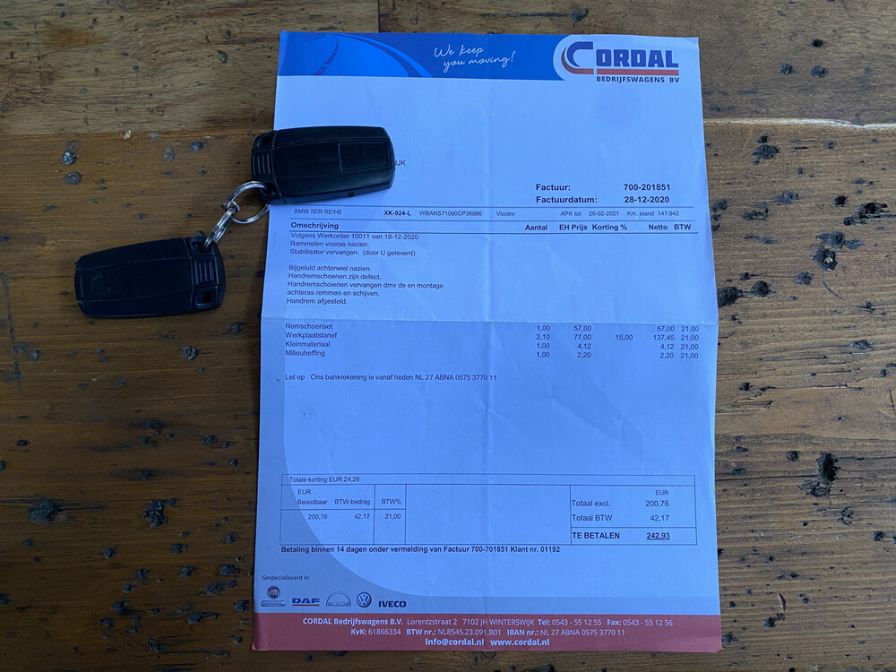 BMW 530d M-Sport E61 Business Line Touring 5-serie 231pk 2007, XK-924-L