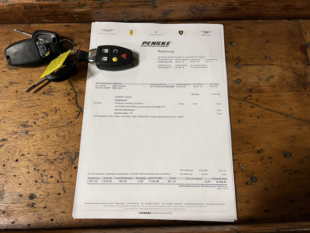 Aston Martin DB9 Volante 6.0 V12 Touchtronic 457pk 2005, J-272-VH