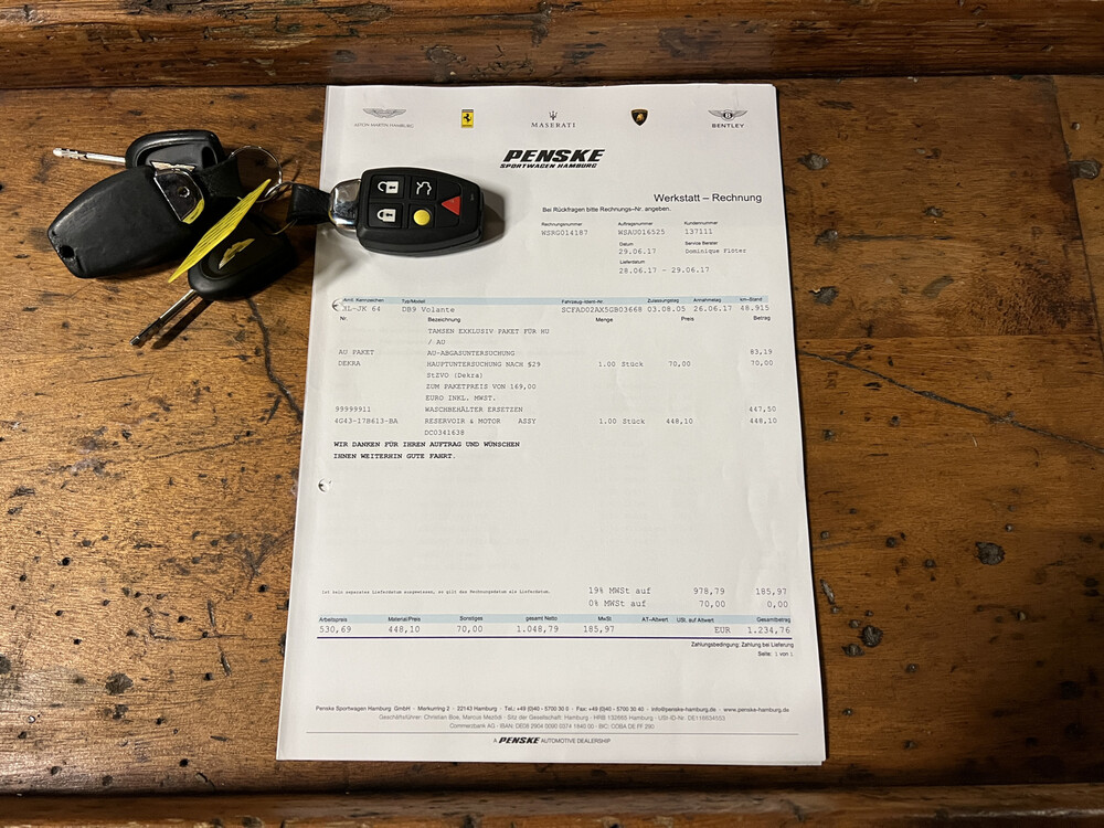 Aston Martin DB9 Volante 6.0 V12 Touchtronic 457pk 2005, J-272-VH