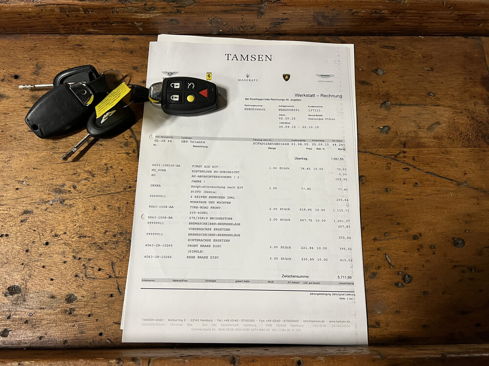 Aston Martin DB9 Volante 6.0 V12 Touchtronic 457pk 2005, J-272-VH