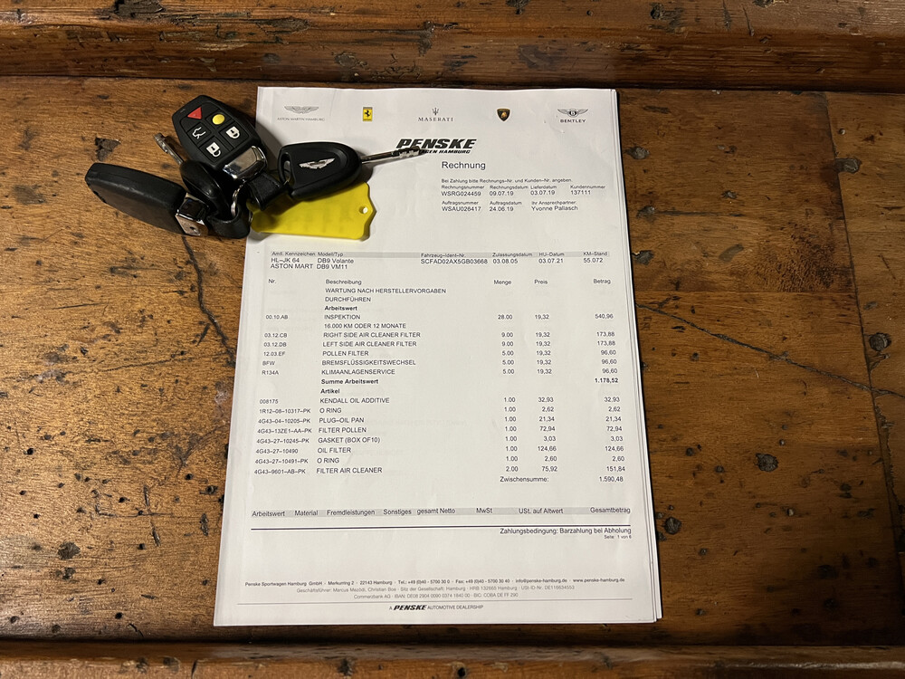 Aston Martin DB9 Volante 6.0 V12 Touchtronic 457pk 2005, J-272-VH