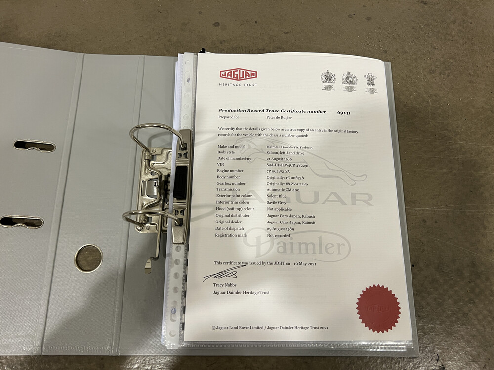 Daimler Double Six 6.0 V12 Serie 3 264pk 1990, L-022-HD