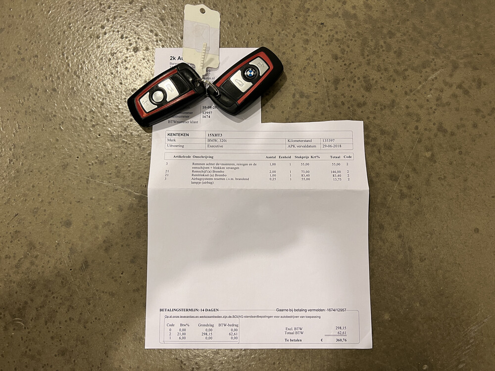 BMW 320i Executive Sportline 3-serie 184pk 2012, 15-XHT-3