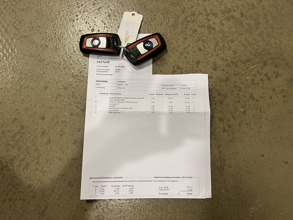 BMW 320i Executive Sportline 3-serie 184pk 2012, 15-XHT-3