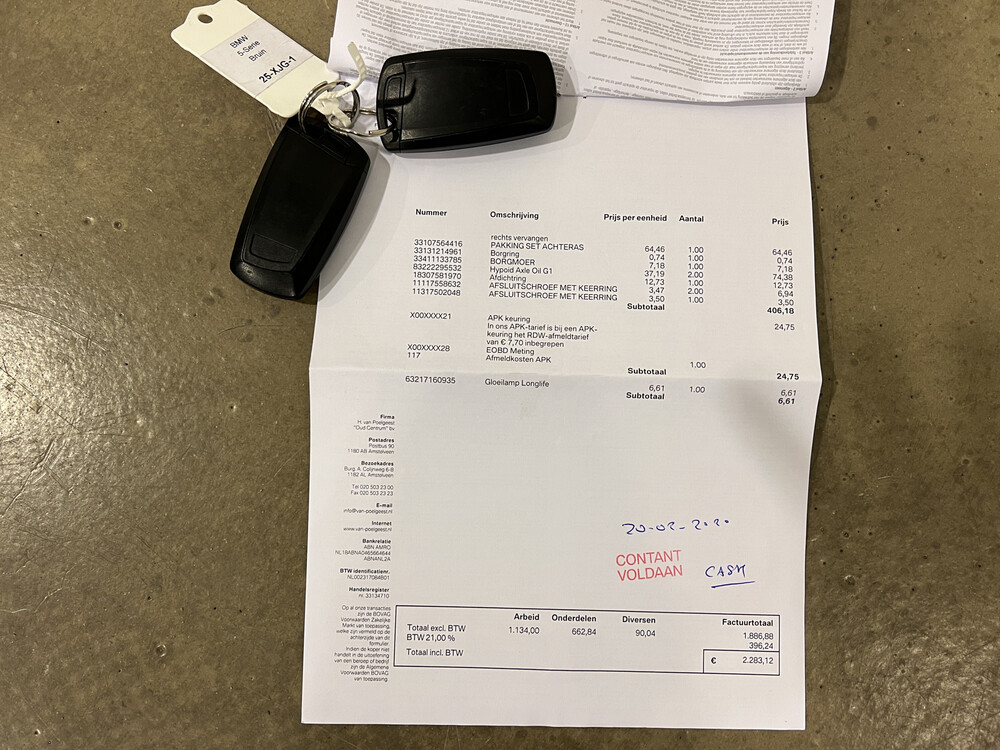 BMW 528i High Executive 5-serie 245pk 2012, 25-XJG-1