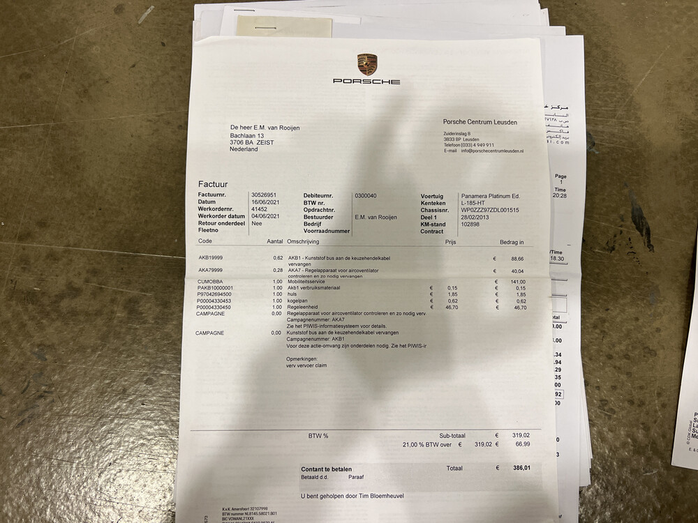 Porsche Panamera 3.6 V6 Platinum Edition SportChrono 299pk 2013, L-185-HT