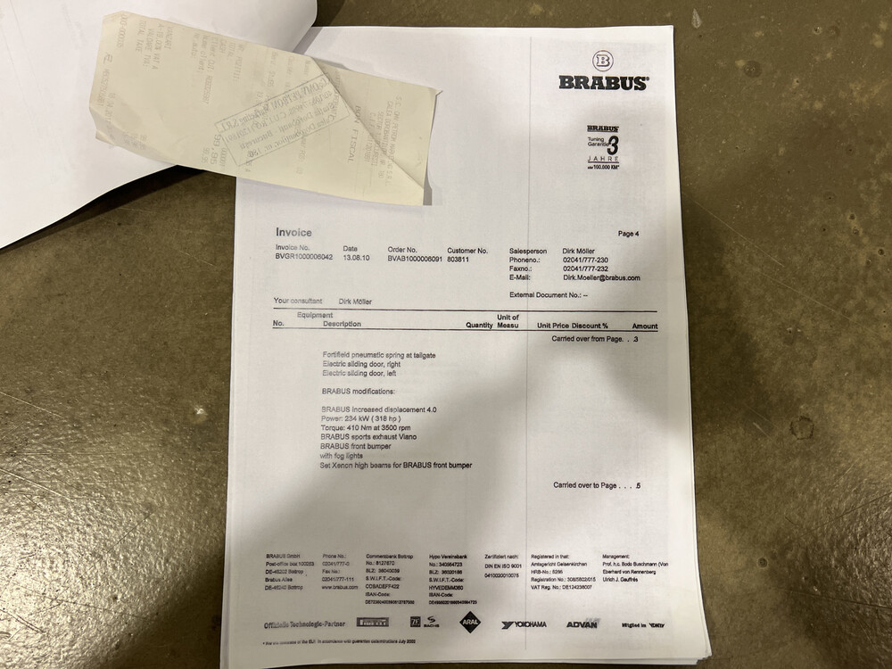 Mercedes-Benz Viano Brabus 4.4 V6 VIP 2007