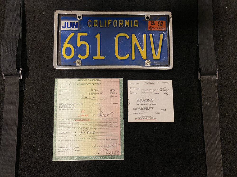 Datsun 240z Coupe Serie 1 1971 Matching Numbers, DZ-97-21