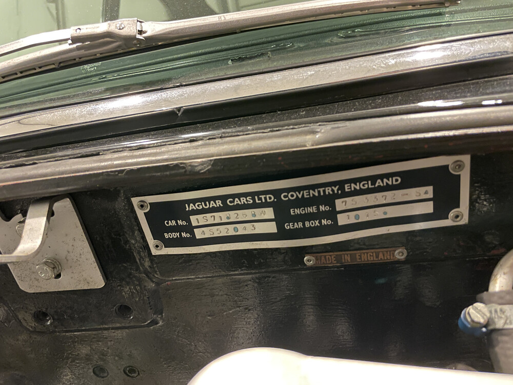 Jaguar E-Type Series III 5.3 V12 1973, NL-kenteken