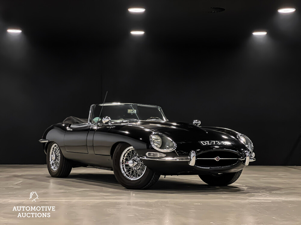 Jaguar E-Type Series 1 OTS 4.2 Zes-in-Lijn Cabriolet 1967, DZ-73-87