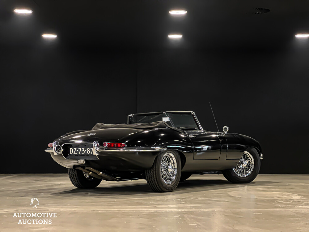Jaguar E-Type Series 1 OTS 4.2 Zes-in-Lijn Cabriolet 1967, DZ-73-87