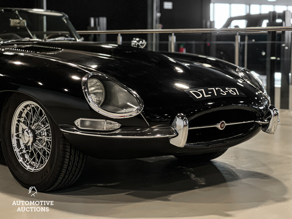 Jaguar E-Type Series 1 OTS 4.2 Zes-in-Lijn Cabriolet 1967, DZ-73-87