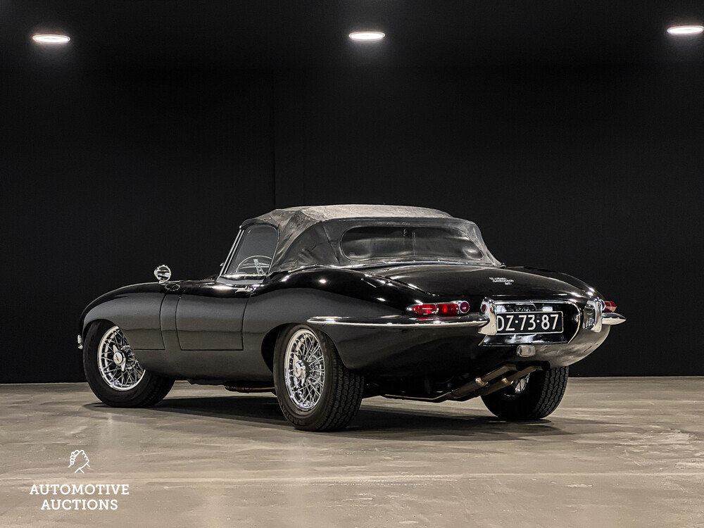 Jaguar E-Type Series 1 OTS 4.2 Zes-in-Lijn Cabriolet 1967, DZ-73-87