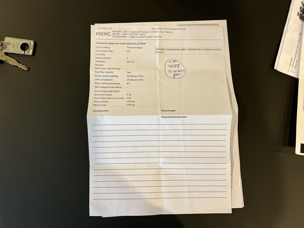 Datsun 280Z Sport Coupé 169pk 1976, 88-YD-81