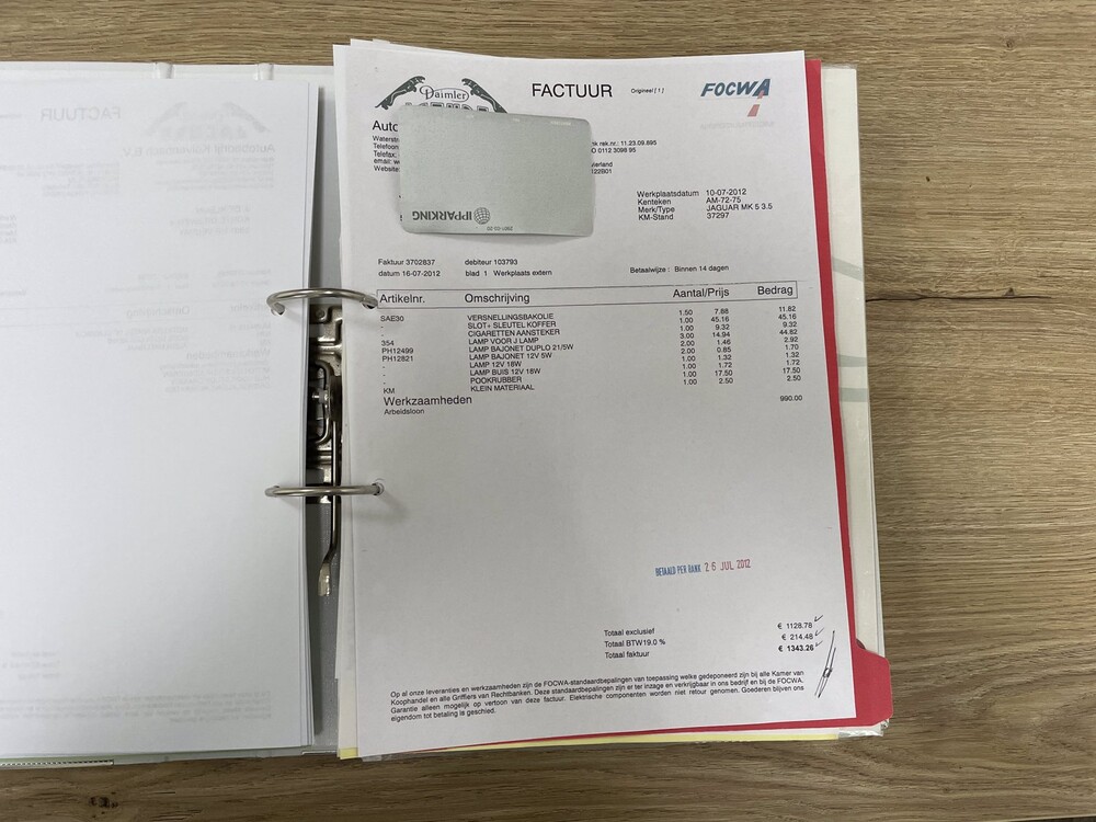 Jaguar Mark V DHC 170pk 1951, AM-72-75