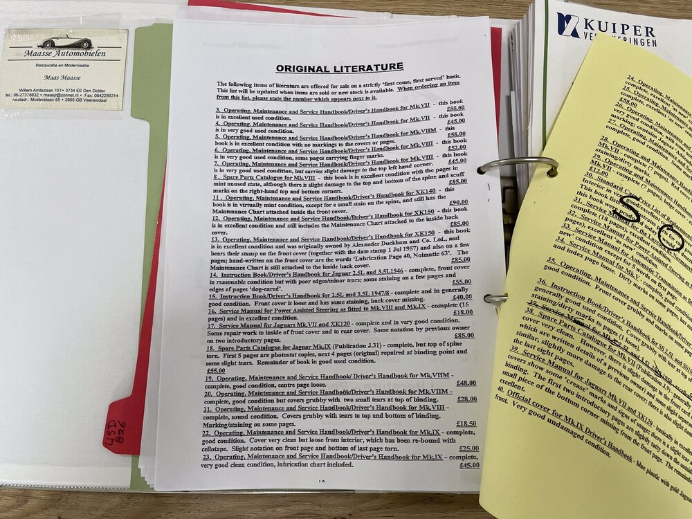 Jaguar Mark V DHC 170pk 1951, AM-72-75