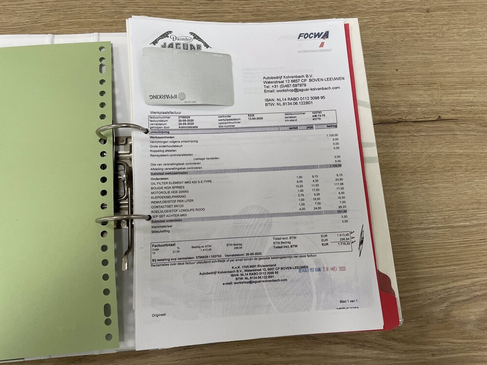 Jaguar Mark V DHC 170pk 1951, AM-72-75