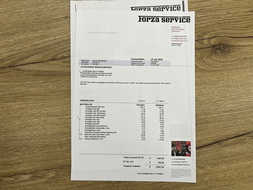 Ferrari 360 Modena 3.6 V8 400pk 2003, XK-947-Z