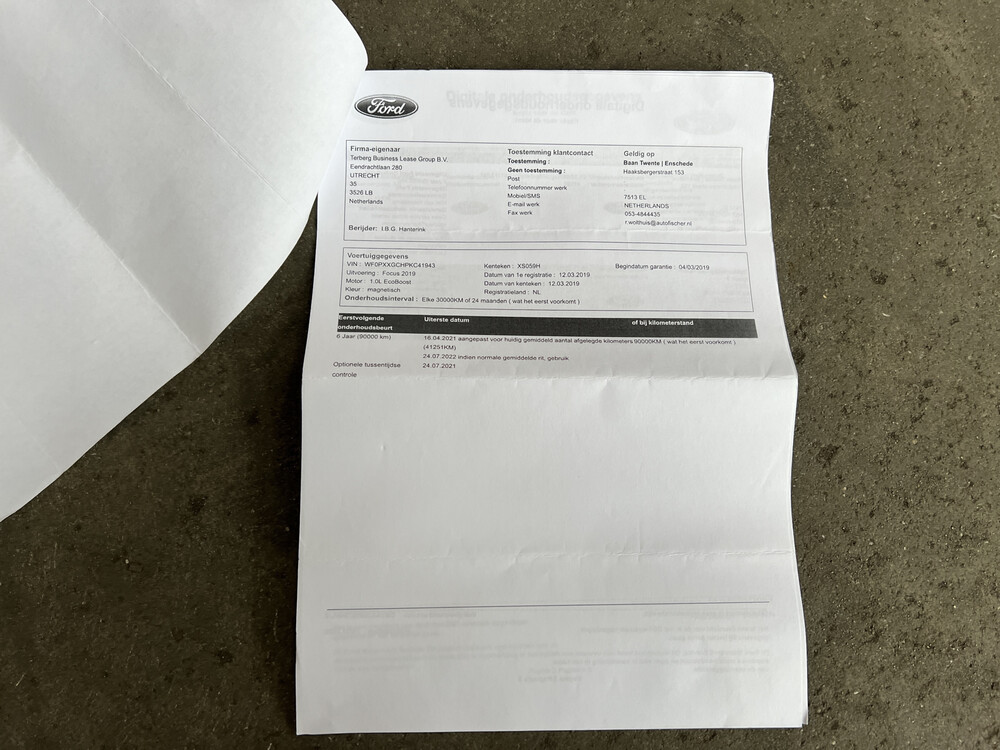 Ford Focus Wagon EcoBoost Trend Edition Business 2019 -Orig DE-, XS-059-H