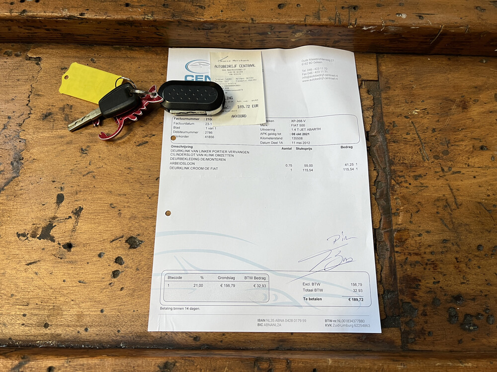 Fiat 500 Abarth 1.4-16V 135hp 2012, XP-268-V