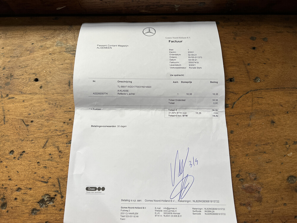 Mercedes-Benz 180d AMG Business Solution MJ-2019 116PS 2018 A-Klasse -Orig. NL-, TL-568-F