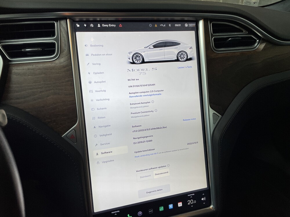 Tesla Model S 75 Base FACELIFT 320hp 2017 -Orig. EN-, RJ-746-J