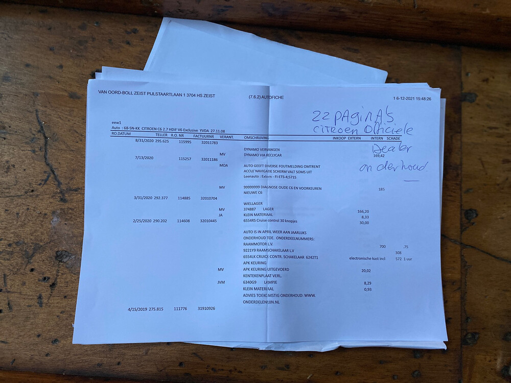 Citroen C6 2.7 V6 Exclusive 204hp 2006, Org NL- 68-SN-KK