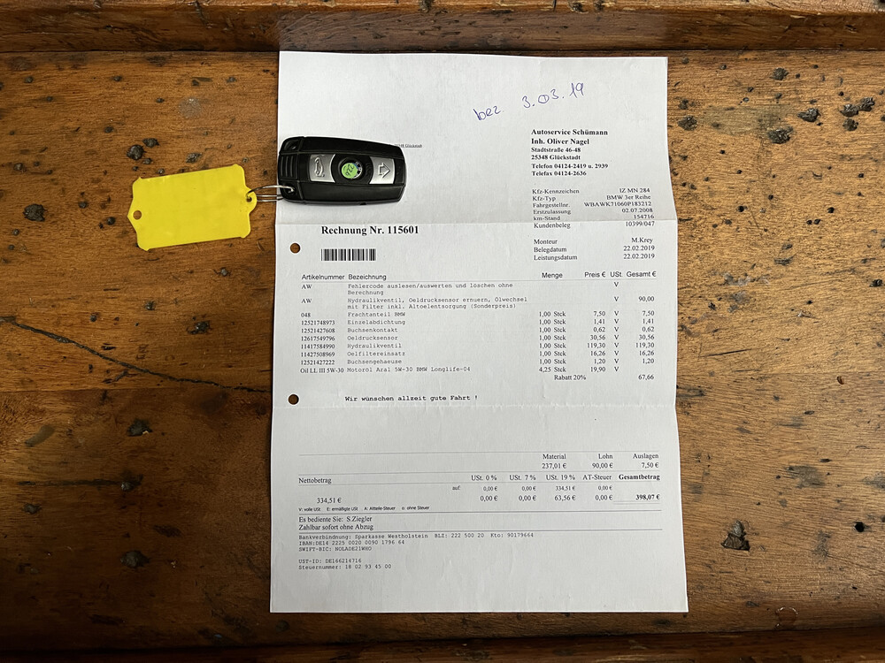 BMW 320i Cabriolet 3 Series 170hp 2008, G-542-RS