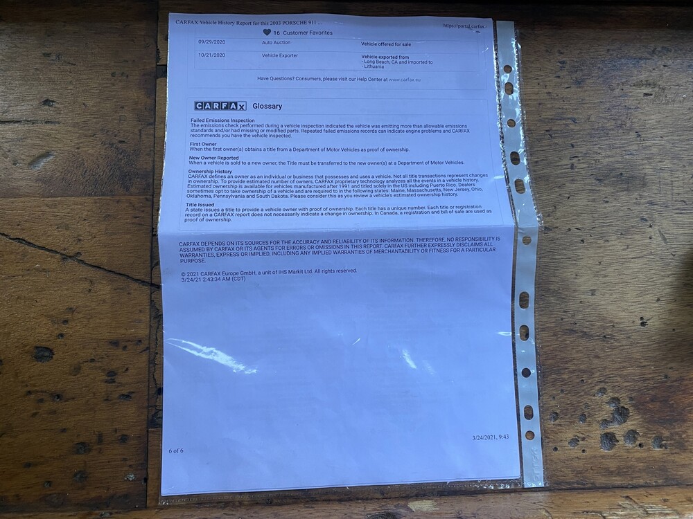 Porsche 911 996 Cabriolet Carrera 3.6 320hp 2003 -Youngtimer-