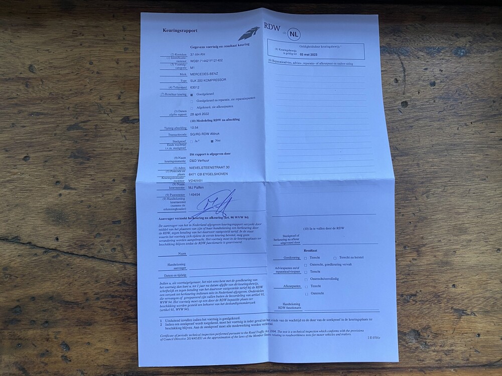 Mercedes-Benz SLK200 Kompressor 163pk 2006 SLK-klasse Cabriolet, 37-XH-RH